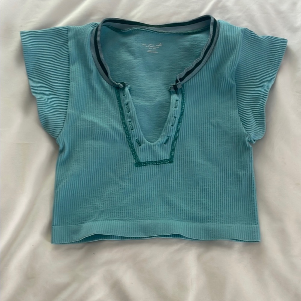 Urban Outfitters, out from under ribbed cropped tee XS/S
